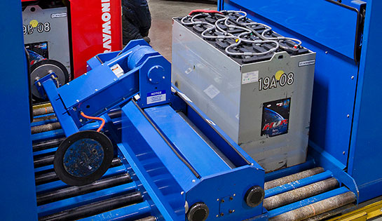 Forklift Battery Handling System