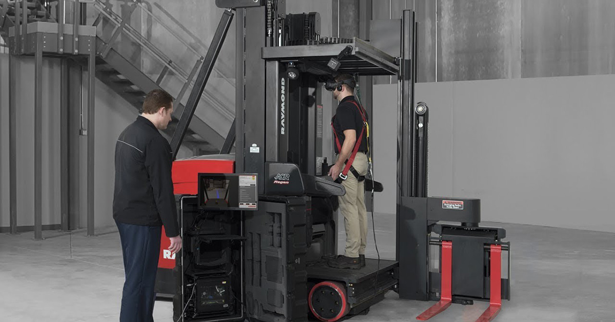 virtual reality forklift training