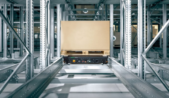 fully automated pallet shuttle system