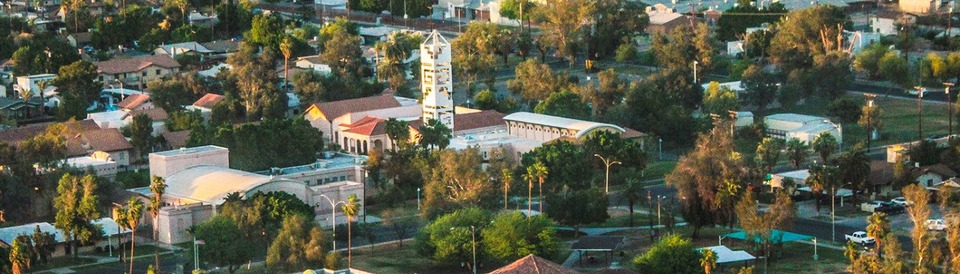 Calexico CA aerial view