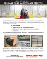 Dock and Door maintenance available at Raymond West