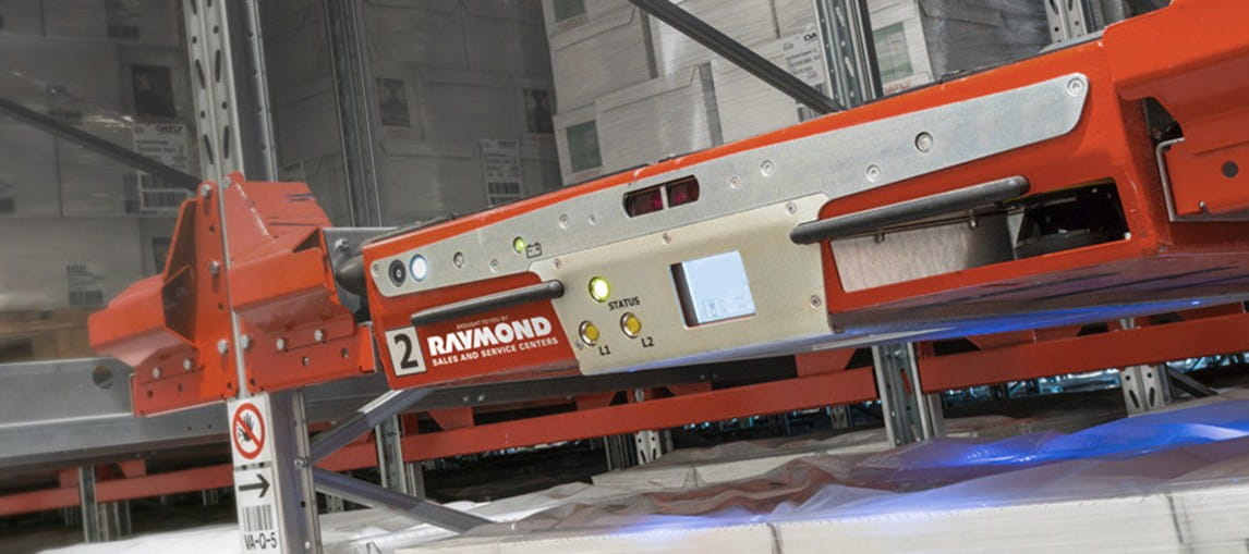 Radioshuttle in rack