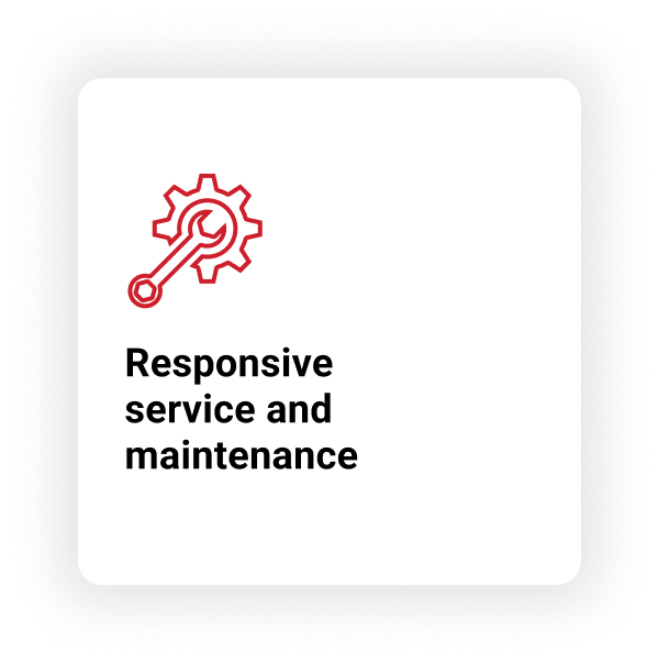 Responsive Service and Maintenance